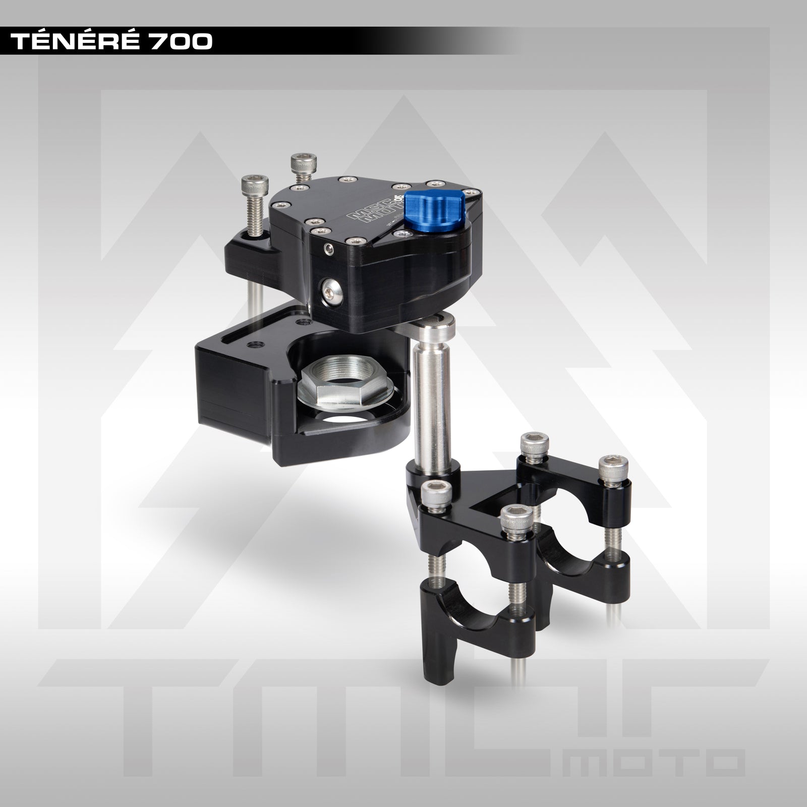 MSC MOTO - RM3 DOWN UNDER STEERING DAMPER KIT - YAMAHA TENERE 700