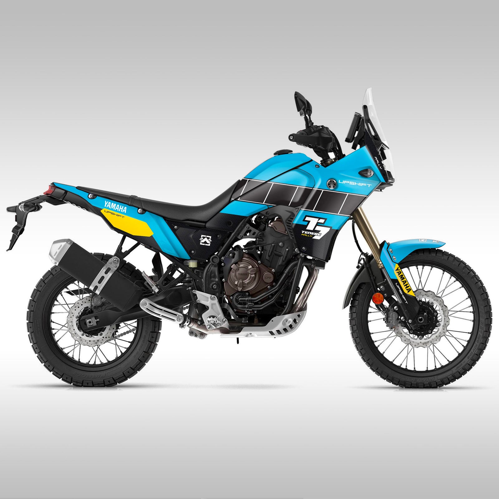 GRAPHICS KIT - 2019–2024 YAMAHA TENERE 700 - LAZER BLUE / BLACK