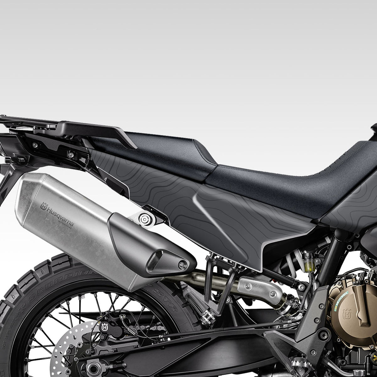 2022 - 2025 HUSQ NORDEN 901 - GRAY FULL TOPO - GRAPHICS KIT