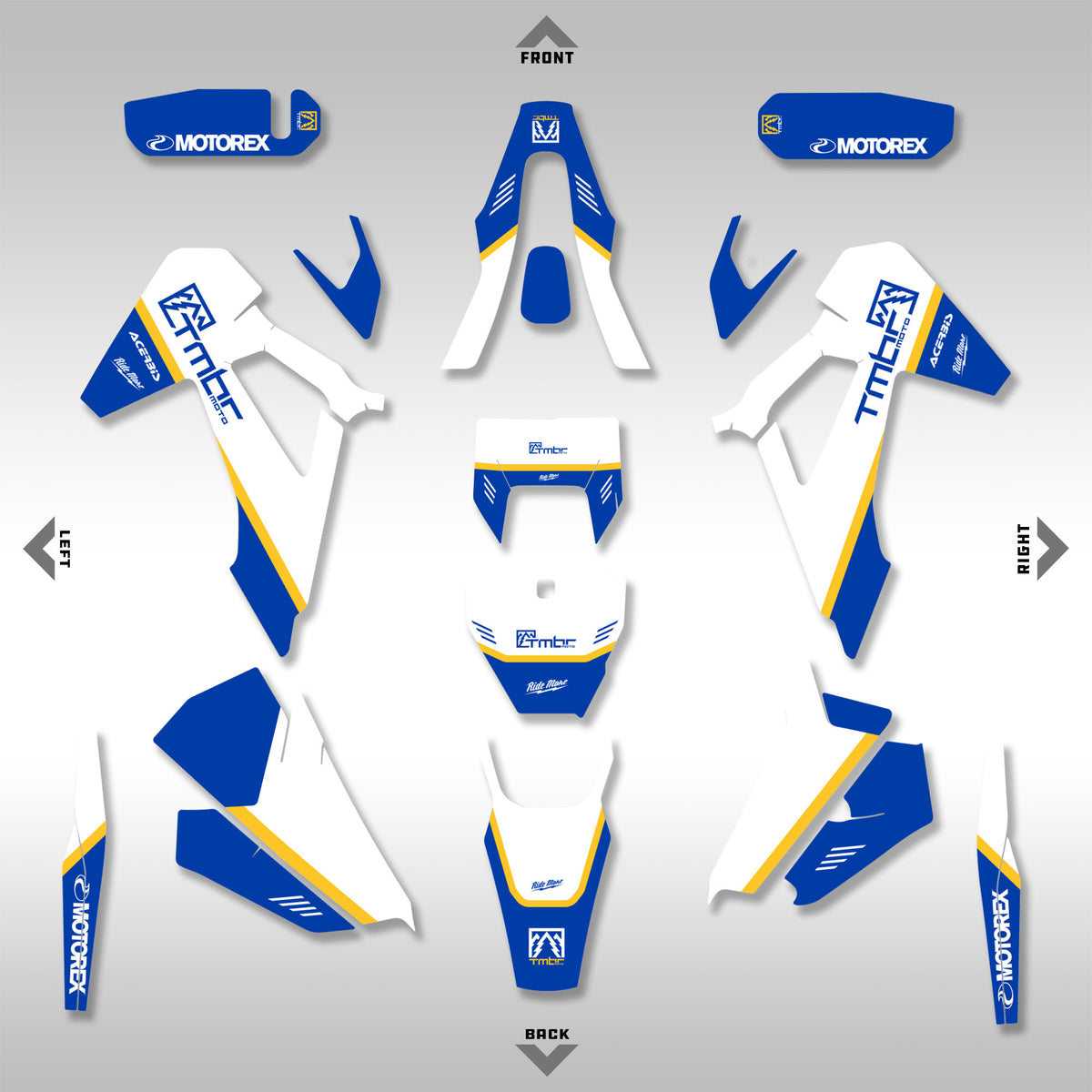 GRAPHICS KIT - 2020 - 2023 HUSQ FE, TE, FX, TX - HERITAGE