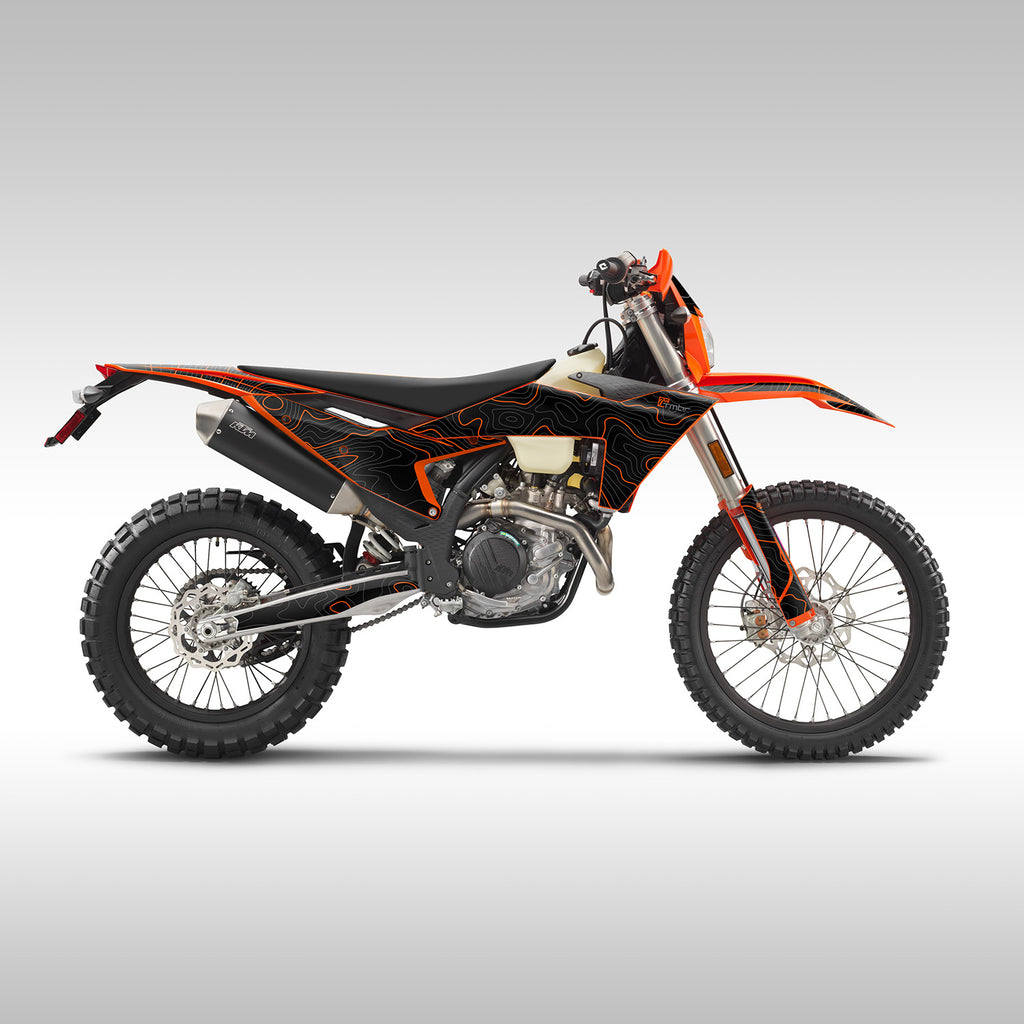 GRAPHICS KIT – 2023–2025 – KTM EXC-F, XC-W, XC, XC-F - BLACK