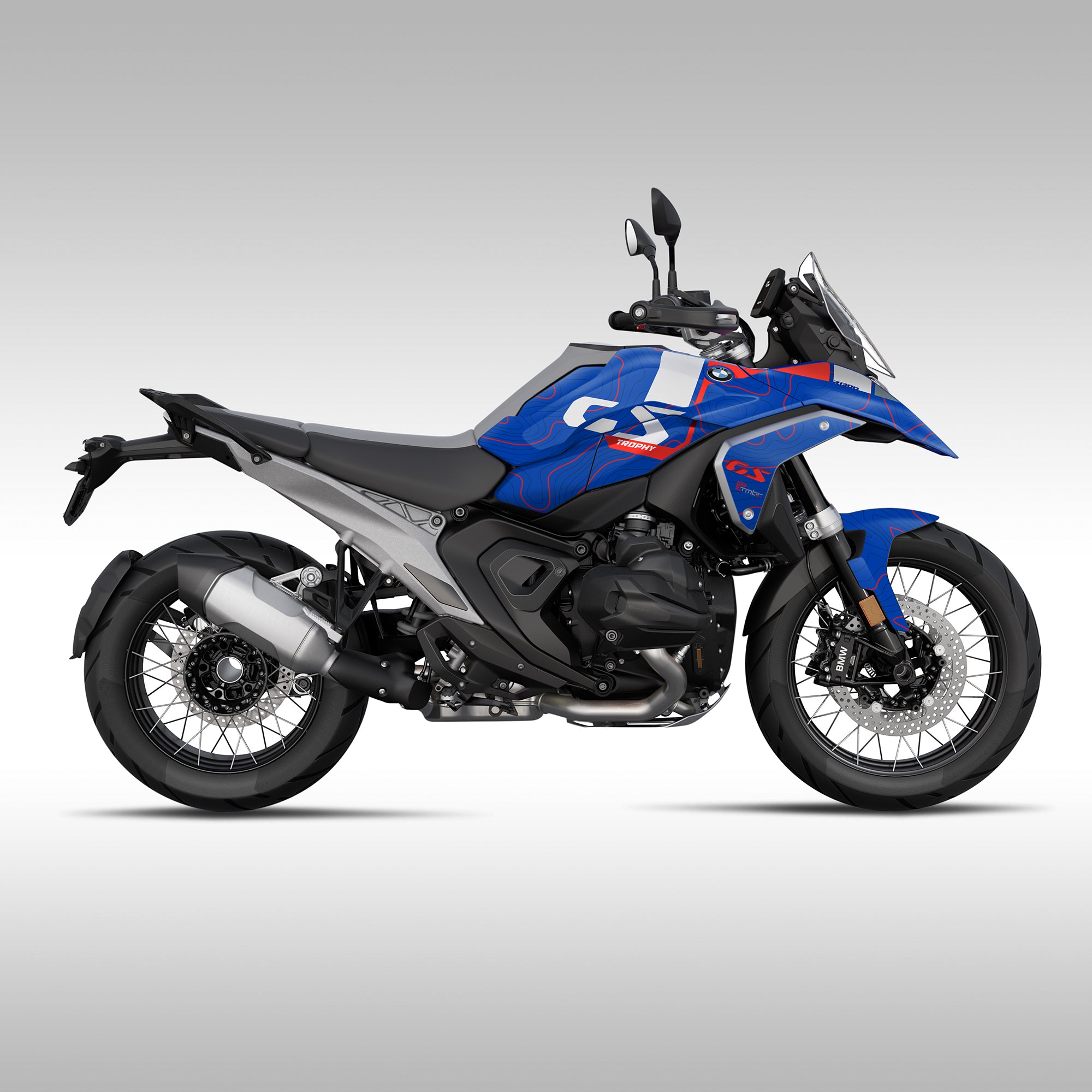 GRAPHICS KIT 2024 BMW R1300GS TROPHY BLUE TOPO TMBR MOTO graphics-kit-2024-bmw-r1300gs-trophy-blue-topo-tmbr-moto