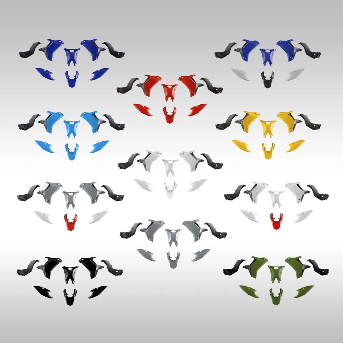 RTECH - REVOLUTION PLASTIC BODY KIT - 2025+ YAMAHA TENERE 700