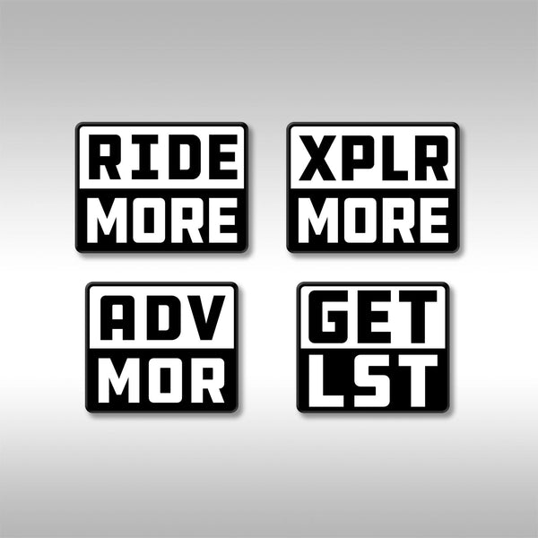 Heavy Duty Action Stickers - Adventure Motorcycle Stickers | TMBR MOTO