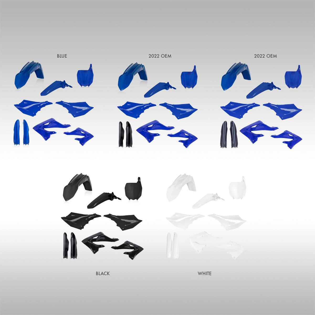 ACERBIS - FULL PLASTIC KIT - 2023–2025 YAMAHA YZ250X
