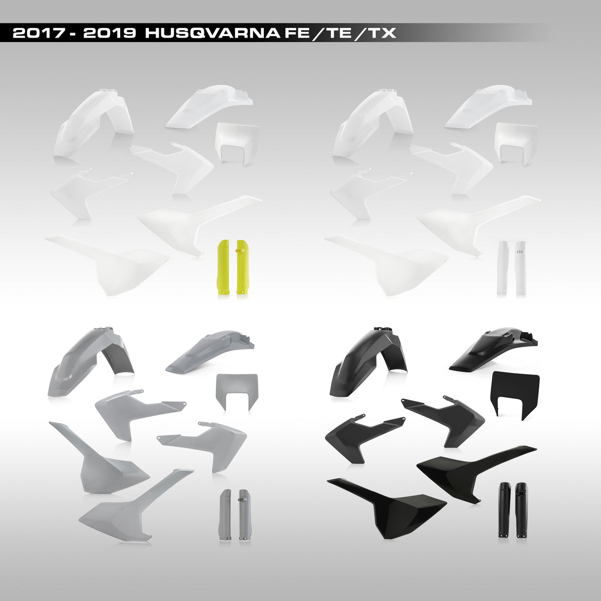 ACERBIS - PLASTIC KIT - 2017–2019 HUSQVARNA FE / TE