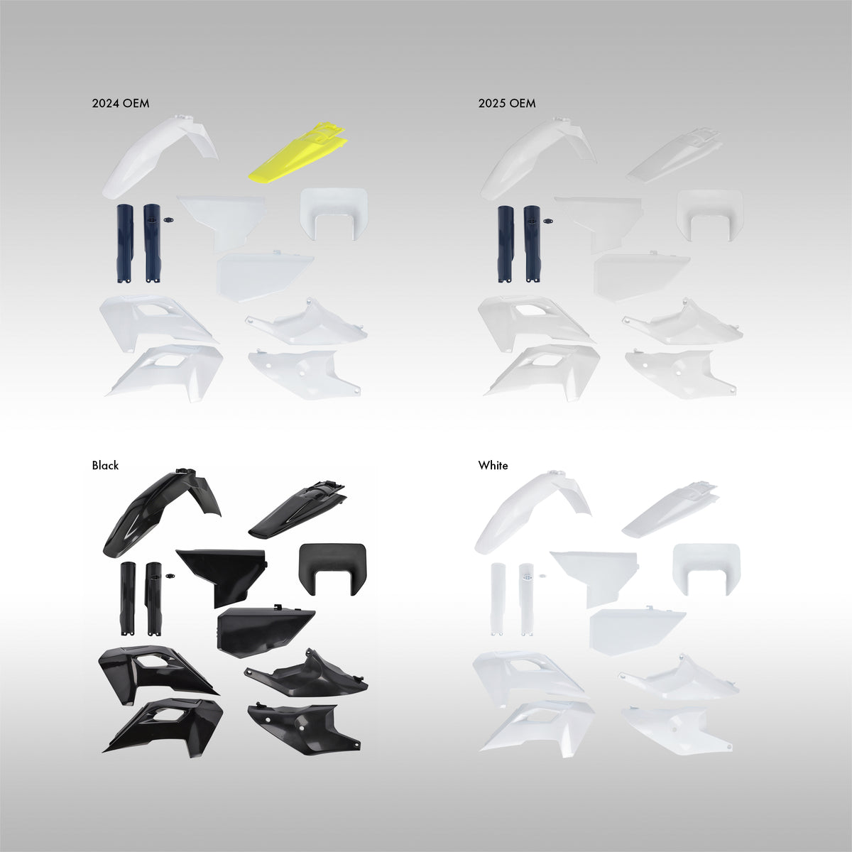 ACERBIS - PLASTIC KIT - 2024–2025 HUSQVARNA FE / TE