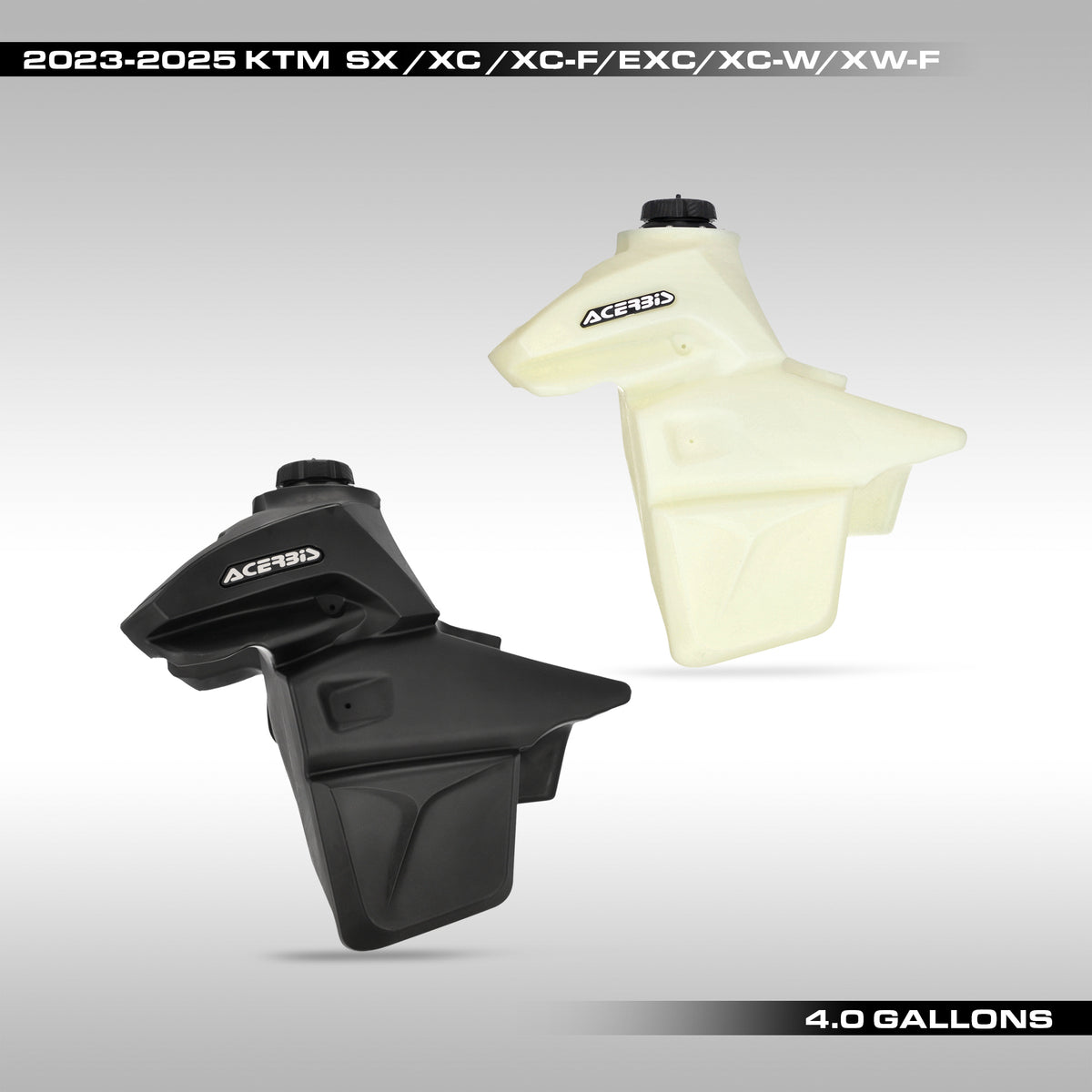 ACERBIS - 4.0 GALLON FUEL TANK - 2023 - 2025 KTM EXC-F / SX / XC / XC-F / XC-W / XW-F