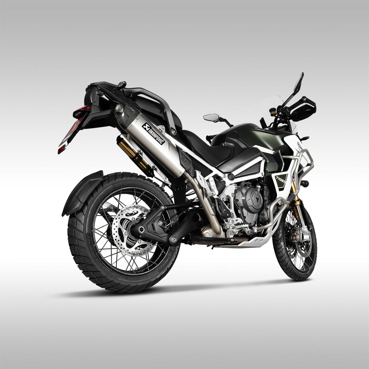 AKRAPOVIC - TITANIUM SLIP-ON EXHAUST FOR TRIUMPH TIGER 1200