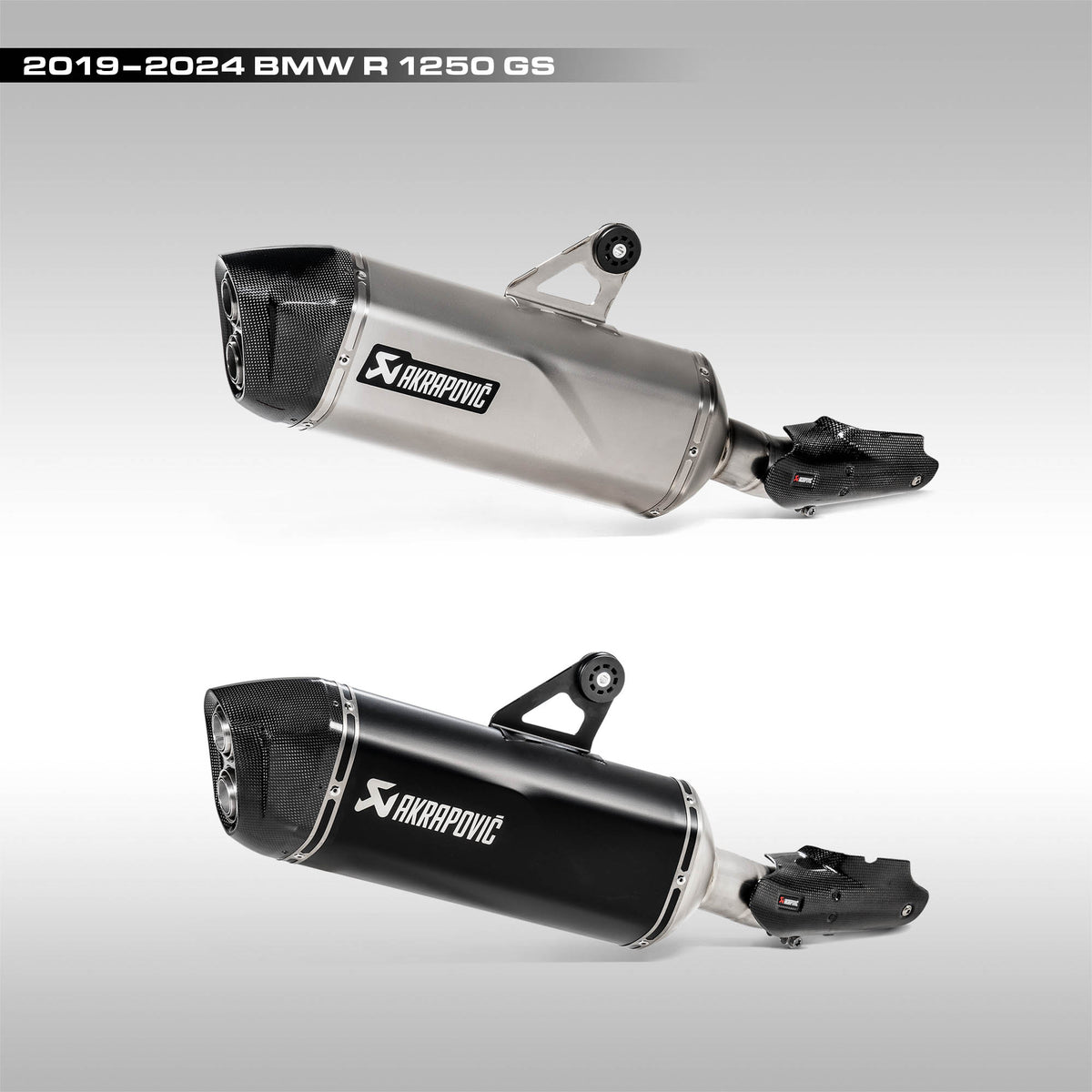 AKRAPOVIC - TITANIUM SLIP-ON - 2019–2024 BMW R 1250 GS