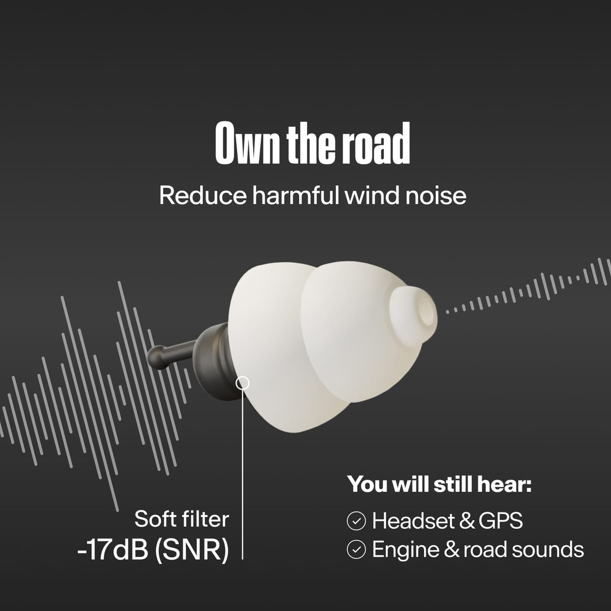 Alpine Hearing Protection - MotoSafe TOURING Earplugs