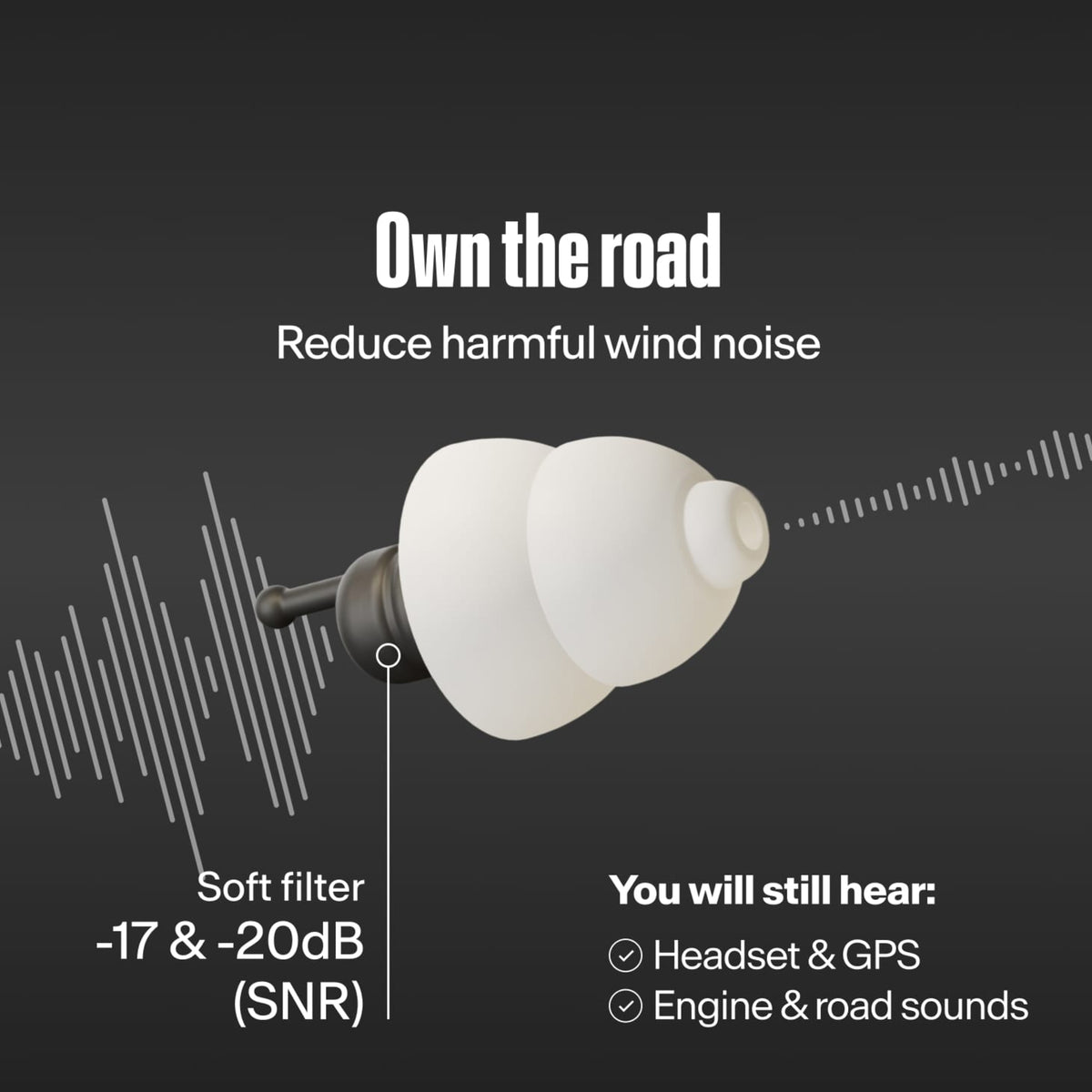 Alpine Hearing Protection - MotoSafe TOURING & SPORT Earplugs