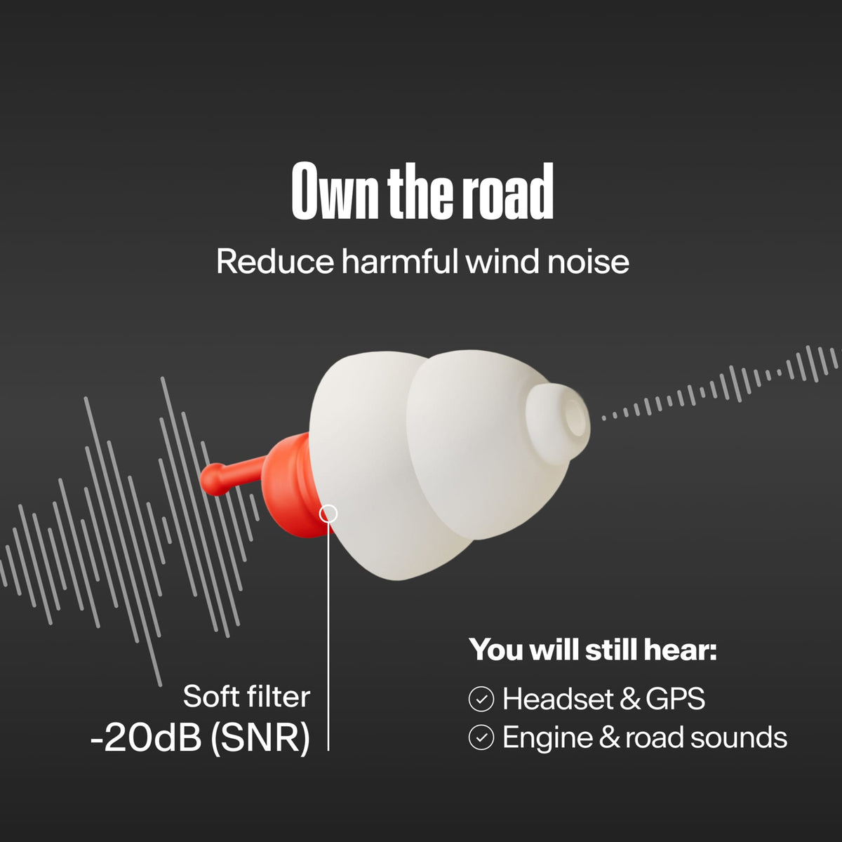 Alpine Hearing Protection - MotoSafe TOURING & SPORT Earplugs