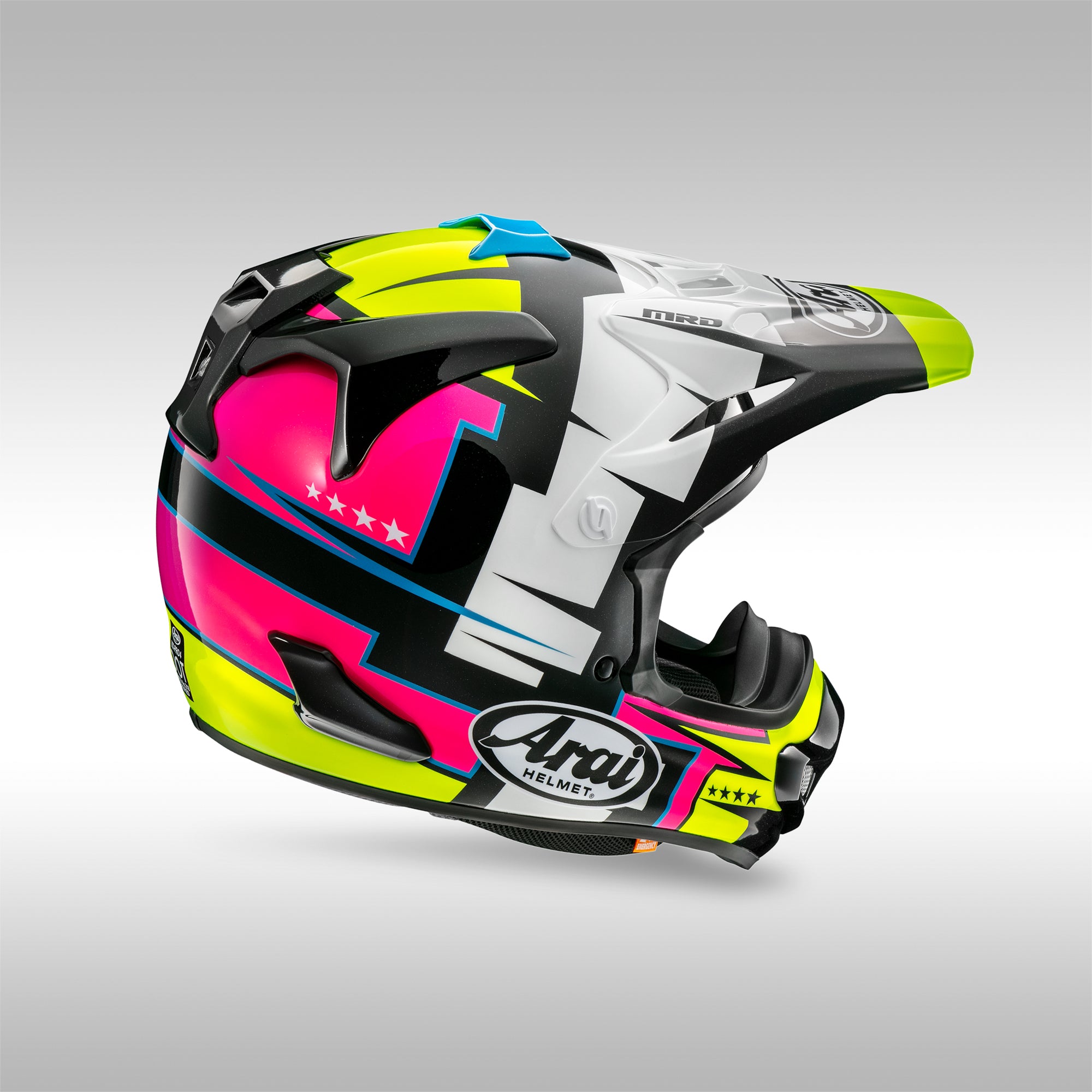 arai helmet mx gray VX-Pro4 - White The helmet is suitable for both men and women and is available in various sizes Arai Signet-X Supra Street Helmet