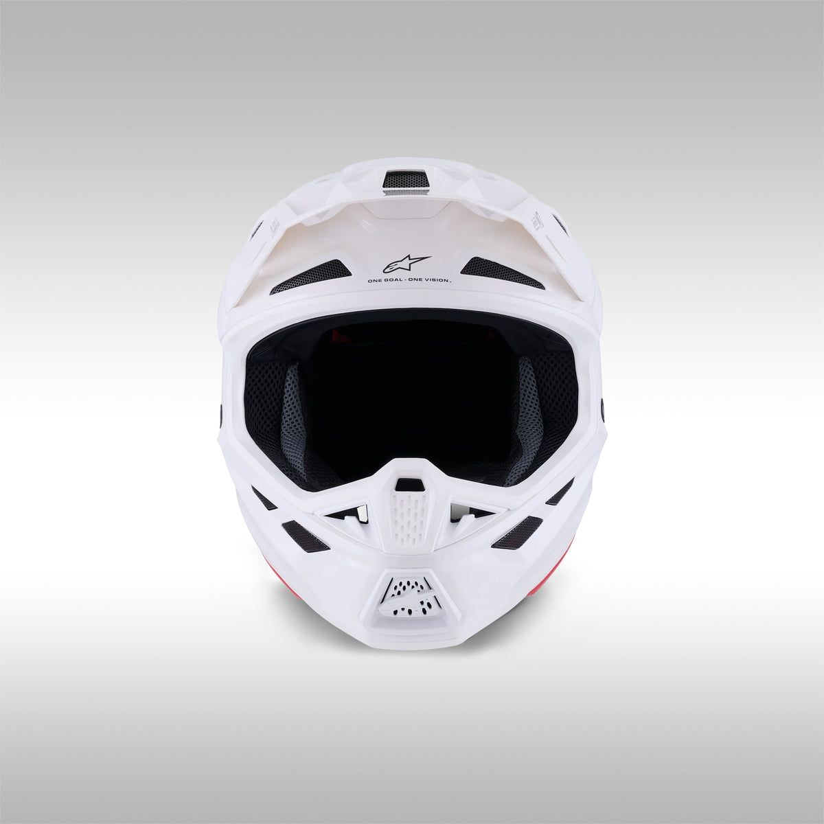 ALPINESTARS - S-M7 OFFROAD HELMET - SOLID WHITE &amp; BLACK