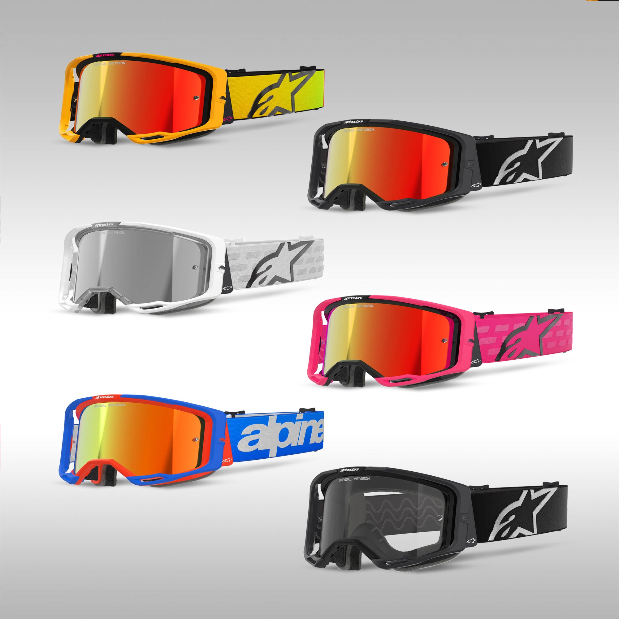 alpinestars mx goggles ALPINESTARS VISION 8 CORP Goggles Black