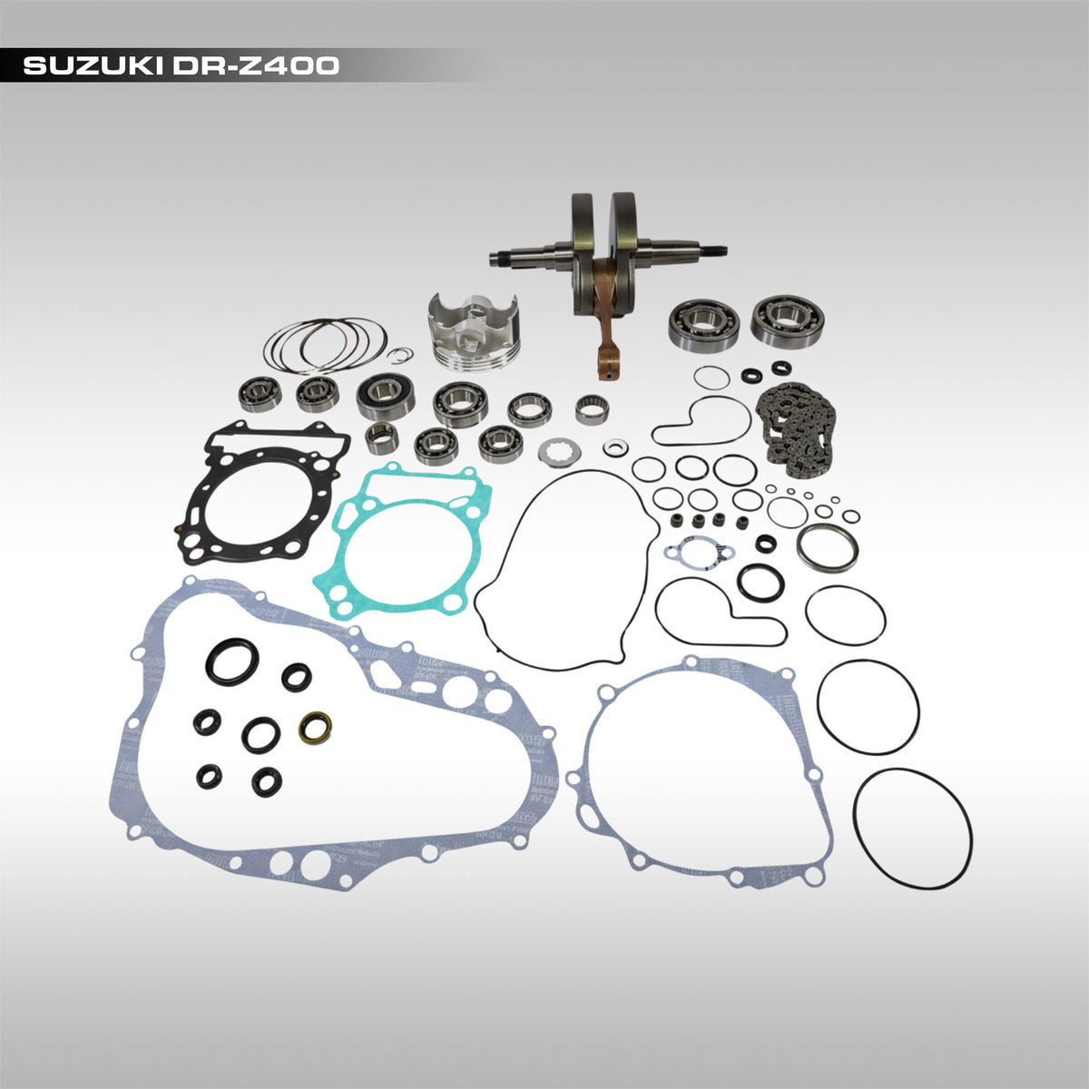 VERTEX - COMPLETE ENGINE REBUILD KIT - SUZUKI DR-Z400