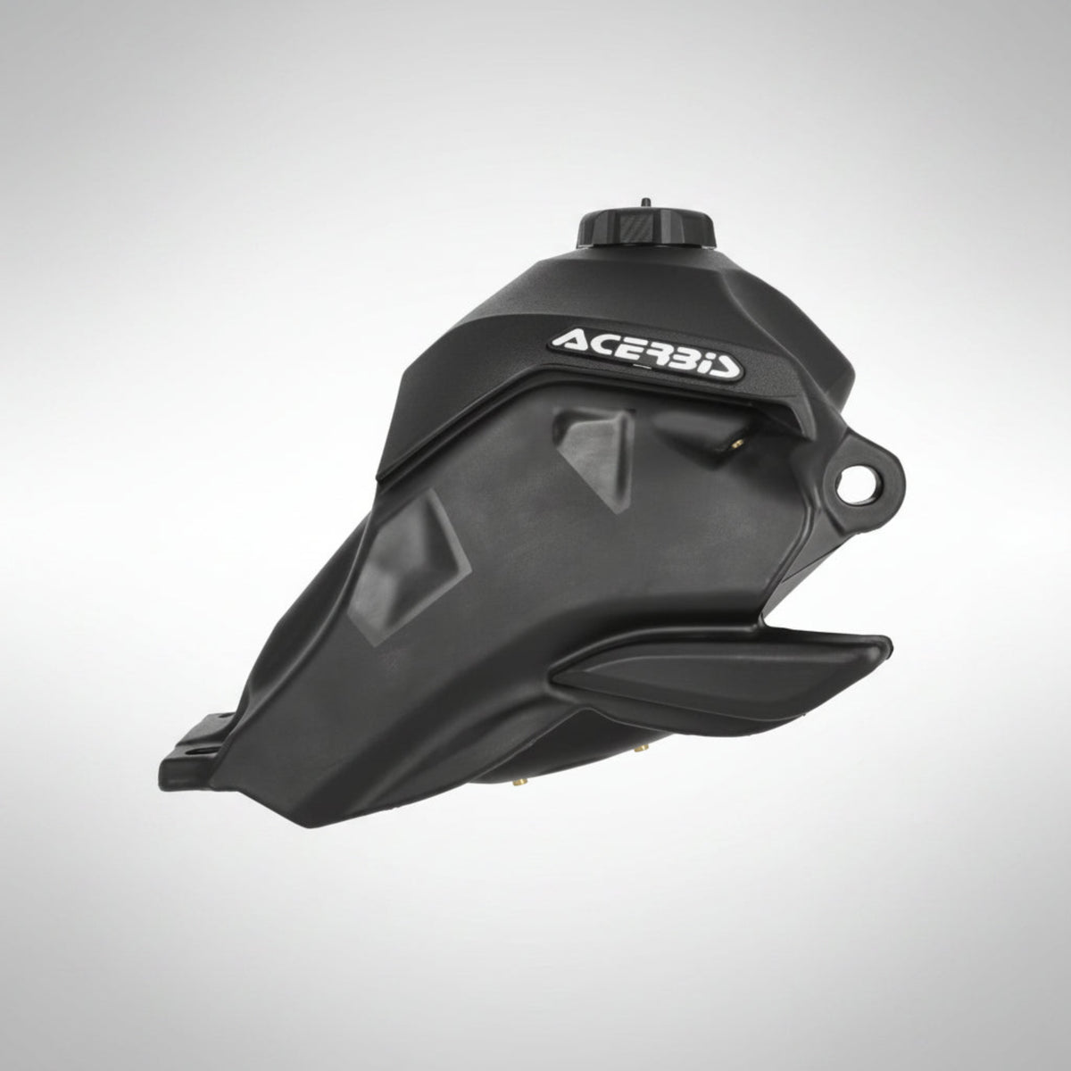 Black Acerbis 3.6 Gallon oversized fuel tank for the updated 2025 Honda CRF300L.