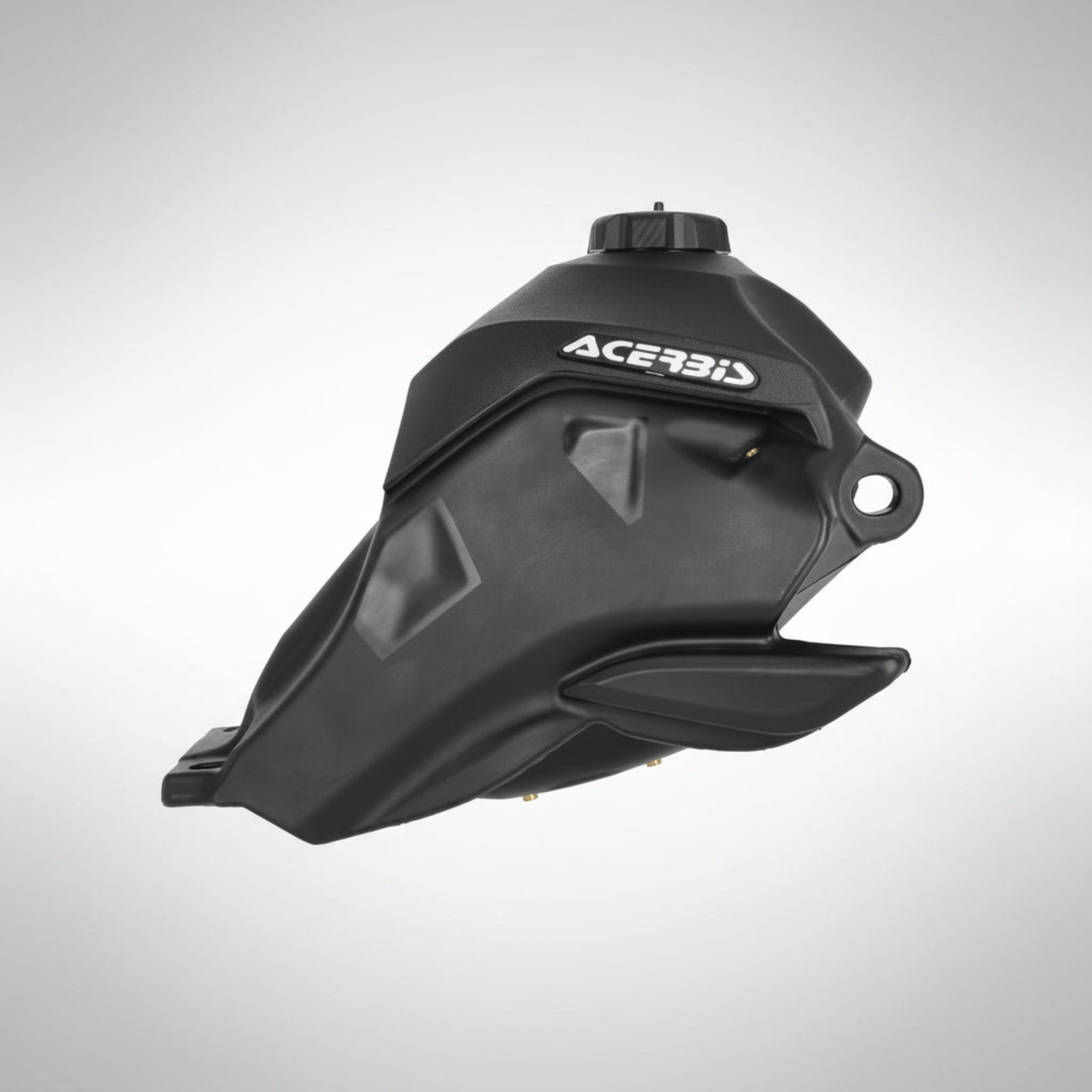 Black Acerbis 3.6 Gallon oversized fuel tank for the updated 2025 Honda CRF300L.