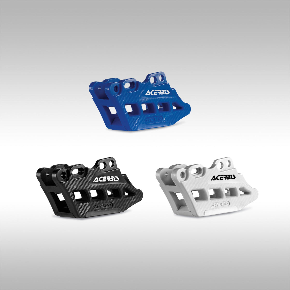 Acerbis 2.0 chain guide block replacement for Yamaha YZ and WR dirt bikes.