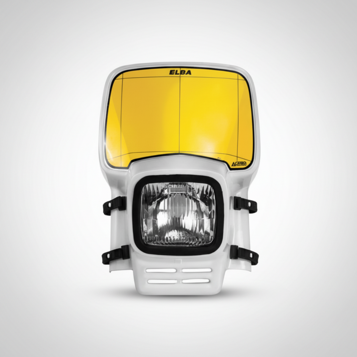 Acerbis Elba Headlight - White | Vintage Enduro Style | TMBR MOTO Acerbis Elba Headlight - White | Vintage Enduro Style | TMBR MOTO