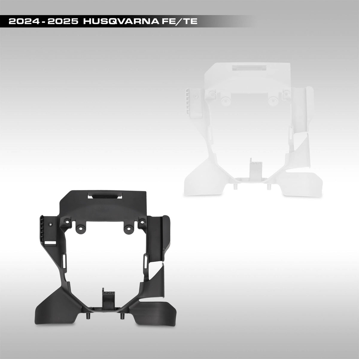 Acerbis Replacement Headlight Mask Shroud for 2024+ Husqvarna TE and FE models.