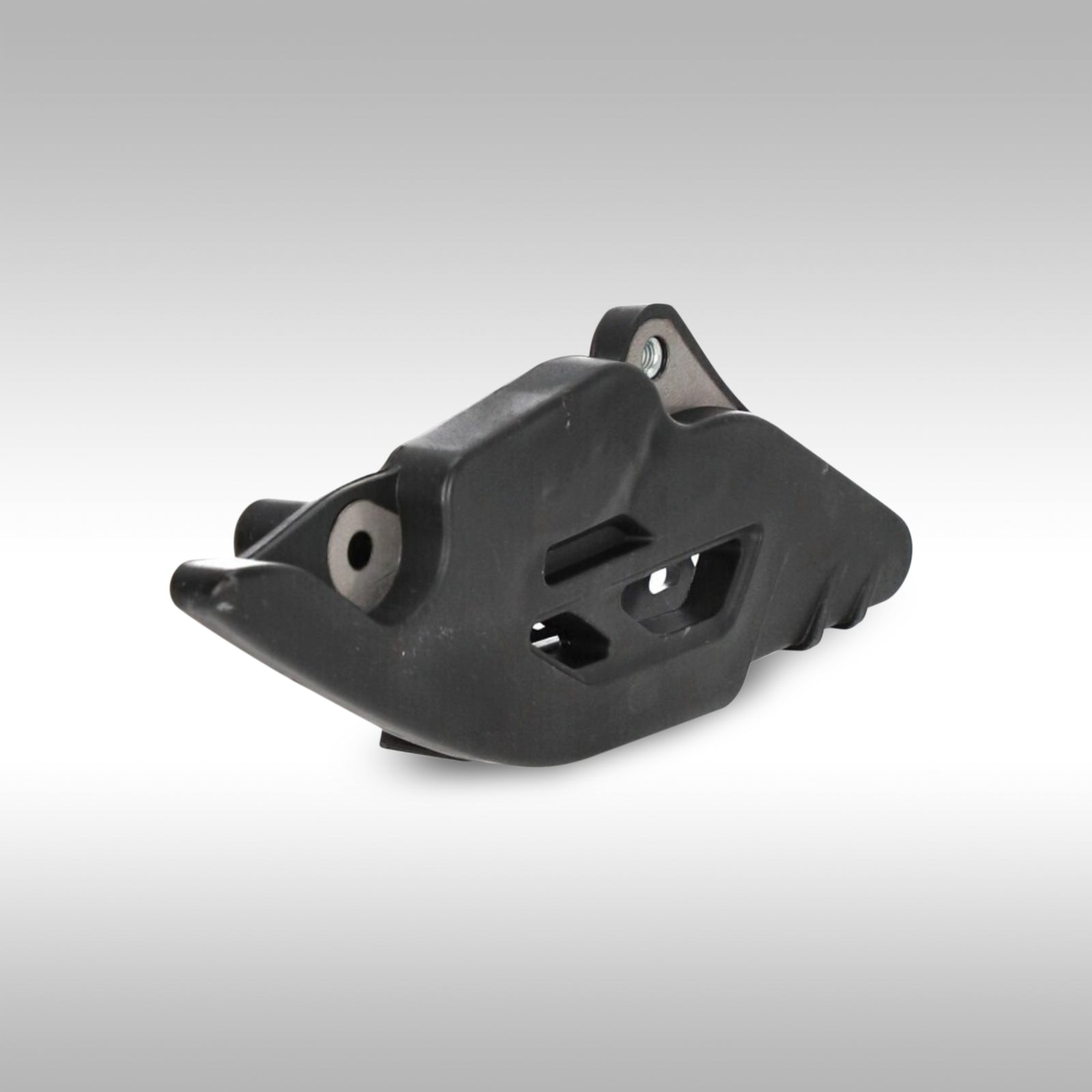 A black Acerbis Replica Chain Guide for motorcycles, displayed on a neutral background.