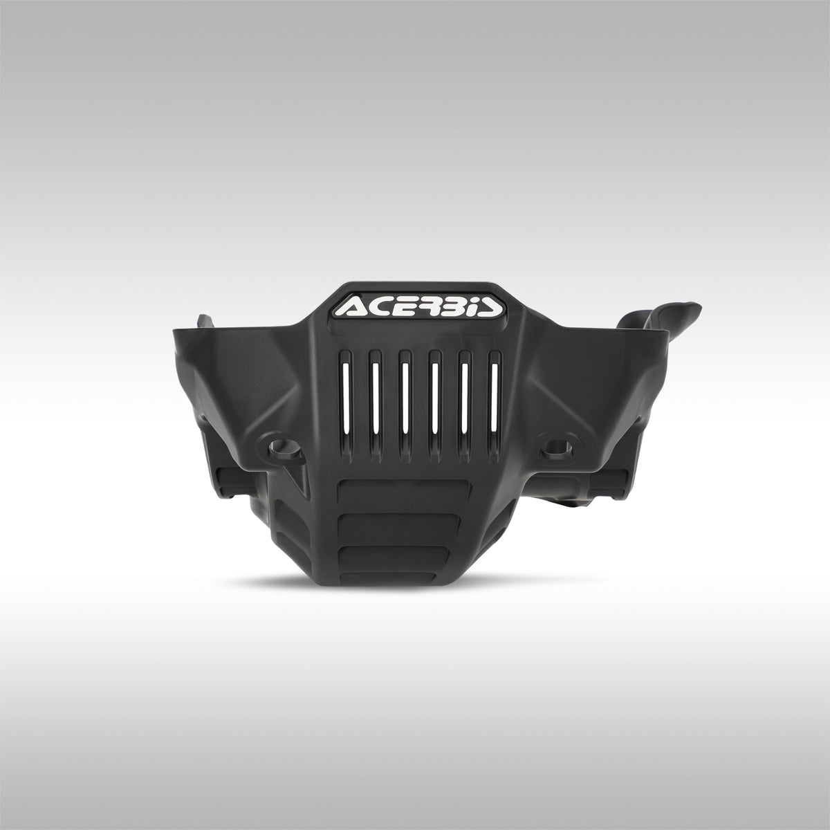 Close-up of a Acerbis skid plate for CFMOTO Ibex 450 / MT450