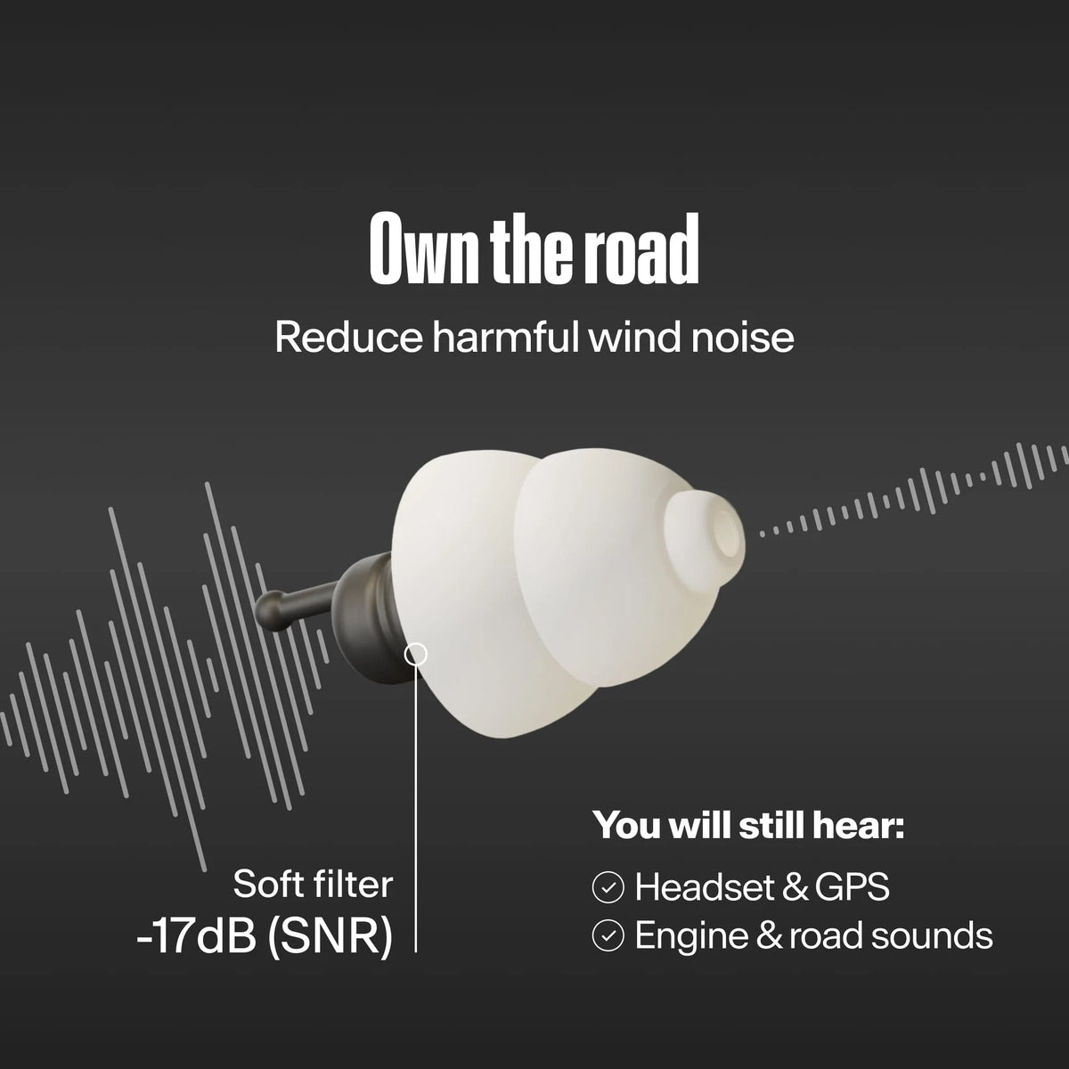 Alpine Hearing Protection - MotoSafe TOURING Earplugs