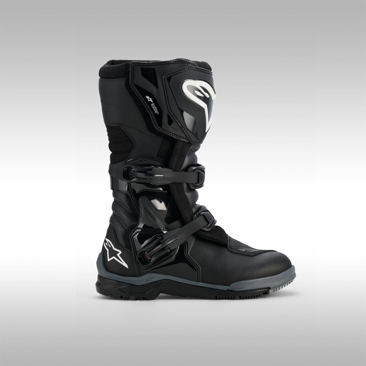 Alpinestars Corozal V2 Adventure Drystar Motorcycle Boots black side.