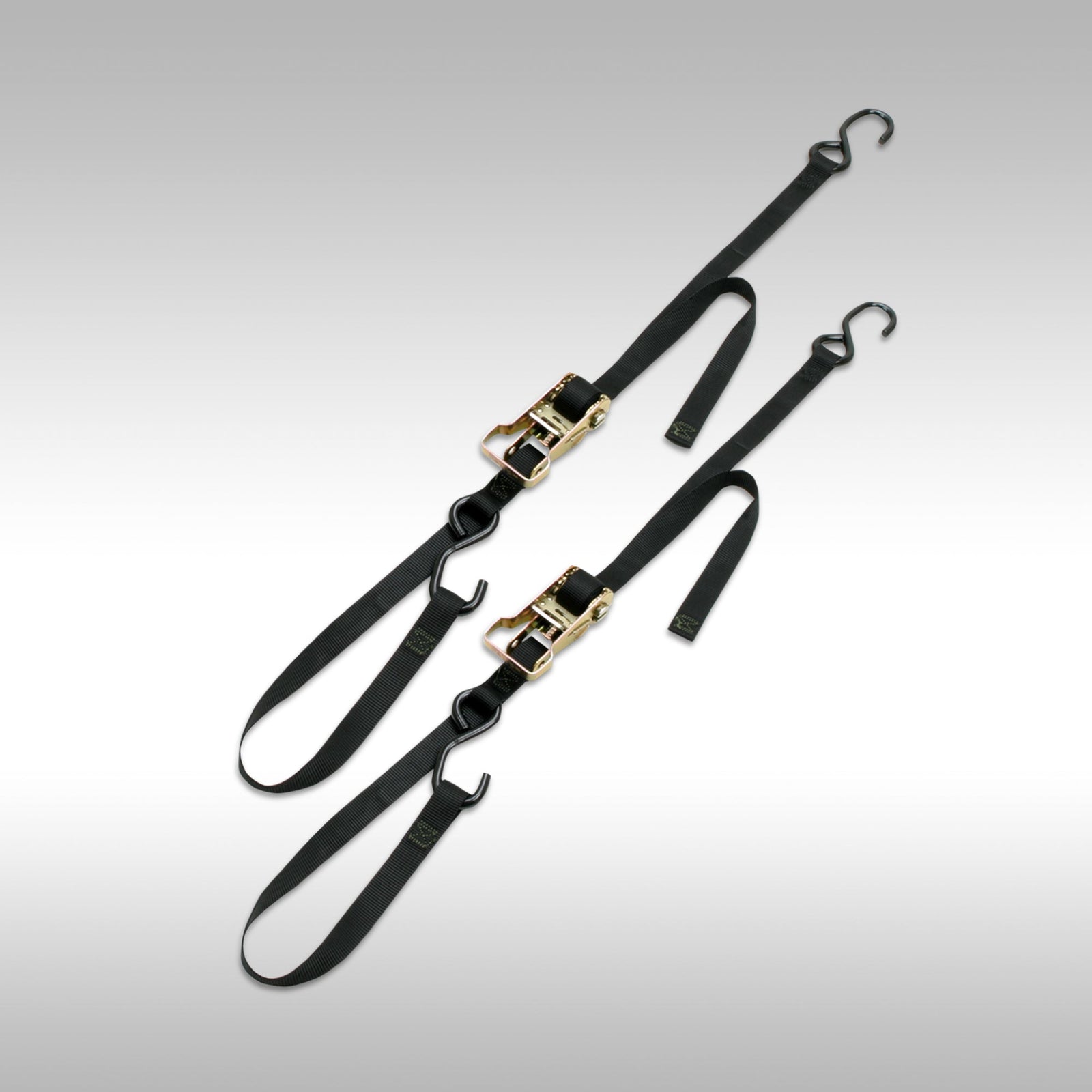 Ancra Integra Ratcheting Tie Down Straps in Black