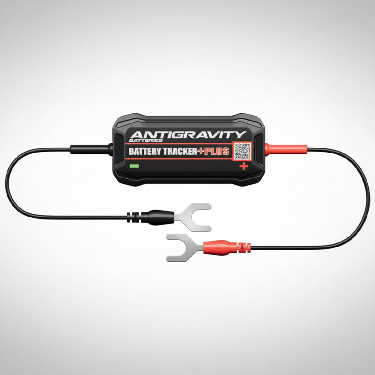 Antigravity Bluetooth Battery Tracker PLUS module with wiring harness and fork terminals.
