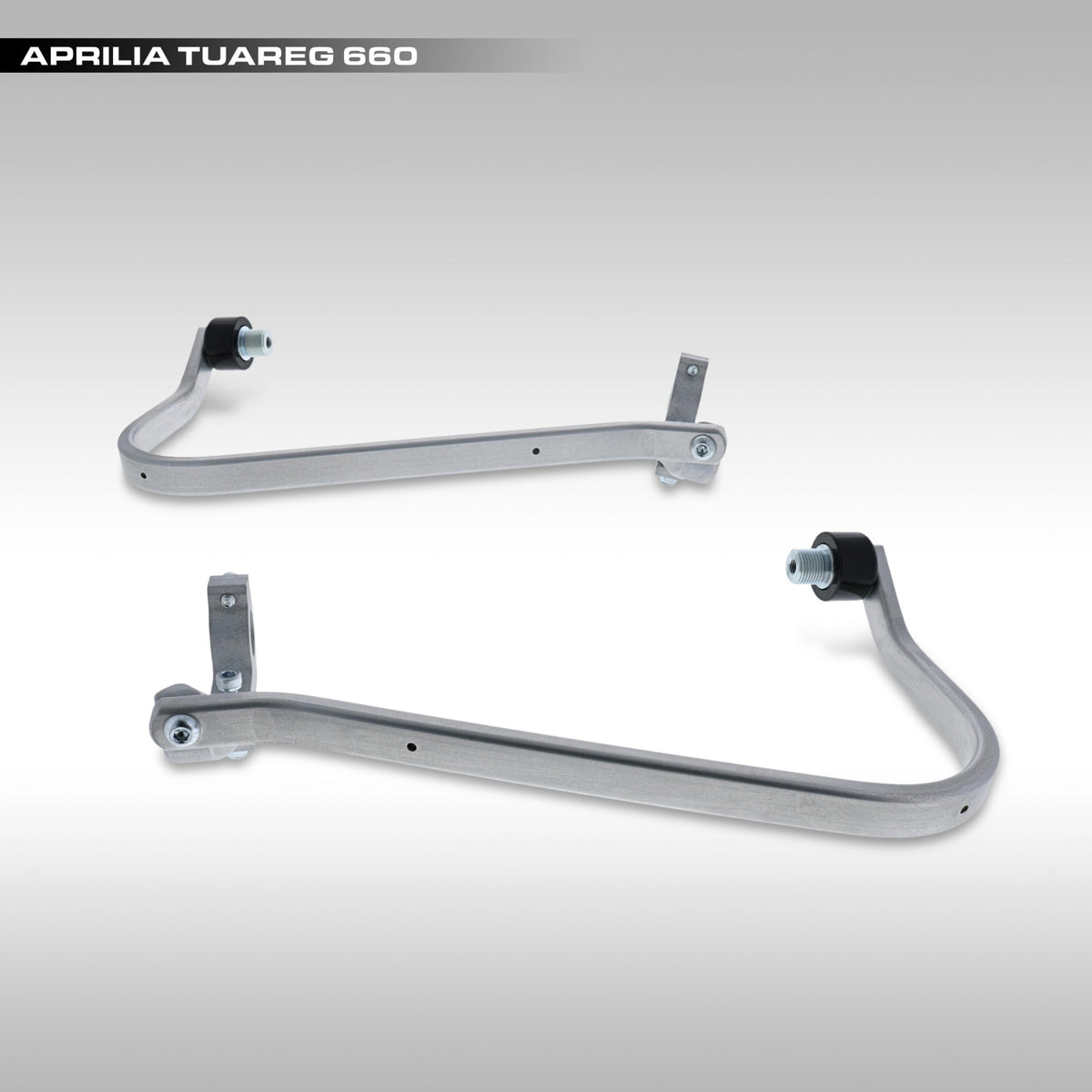 Barkbusters handguards Aprilia Tuareg 660 kit on light gray background