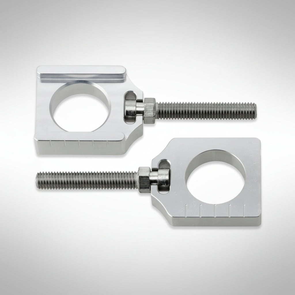 Bolt Axle Block Yamaha 22mm CHAD-YZF4 Bare Parts on a gray background