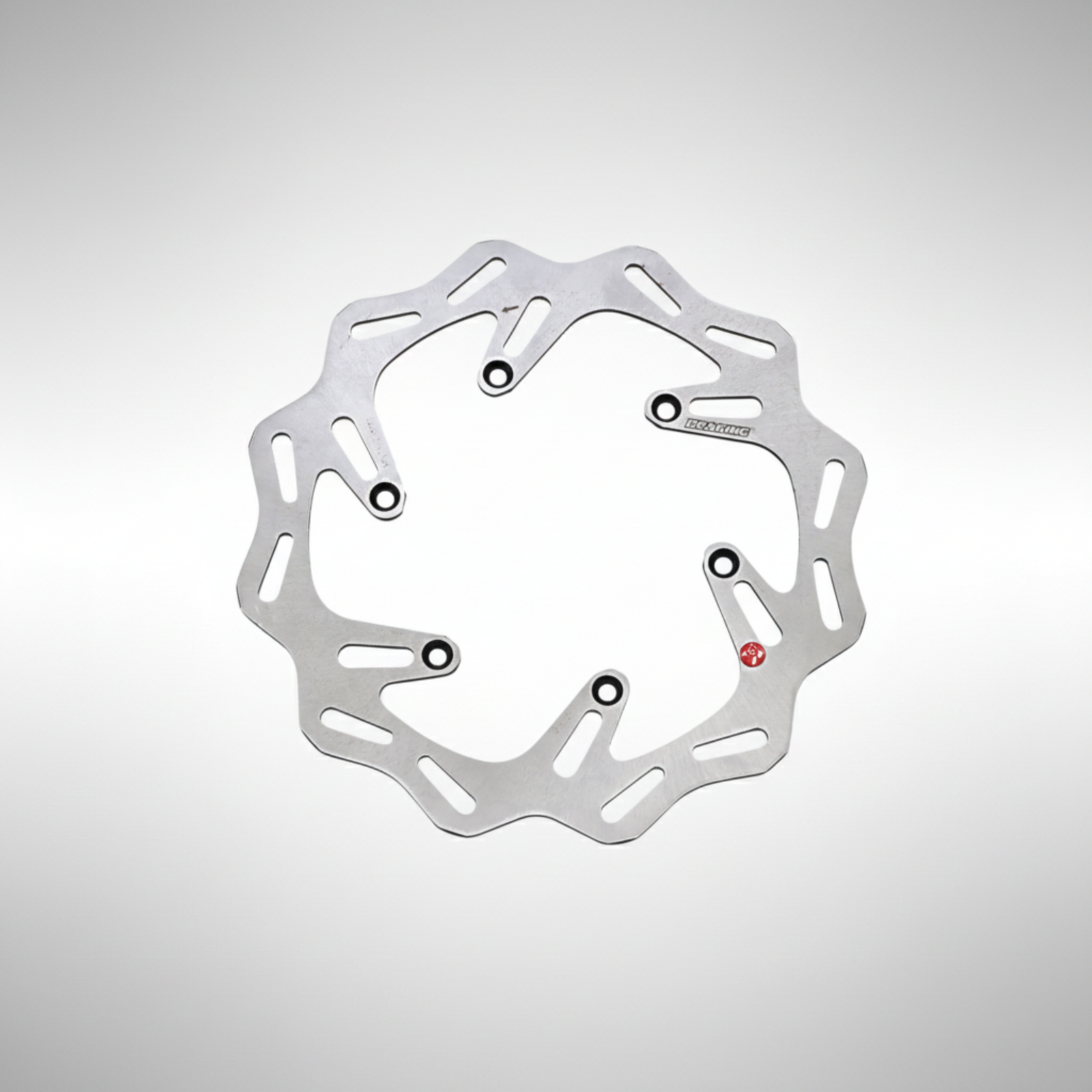 Braking SZ01FID W-Fix Wave Front Brake Rotor in stainless steel.