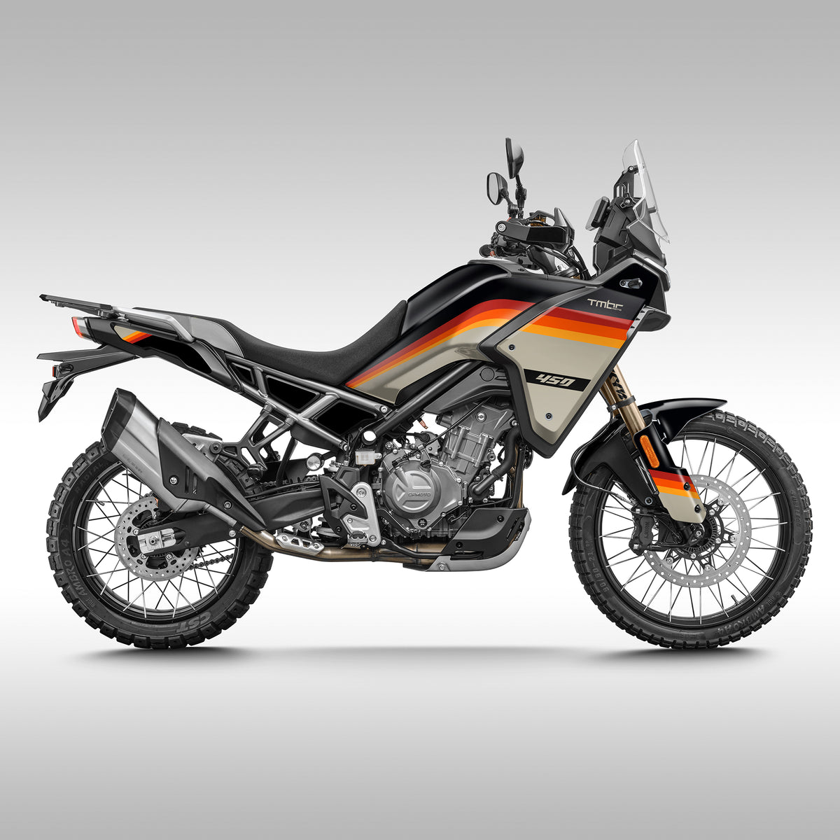 Graphics Kit - CFMOTO Ibex 450 / 450MT - Tan Stripes