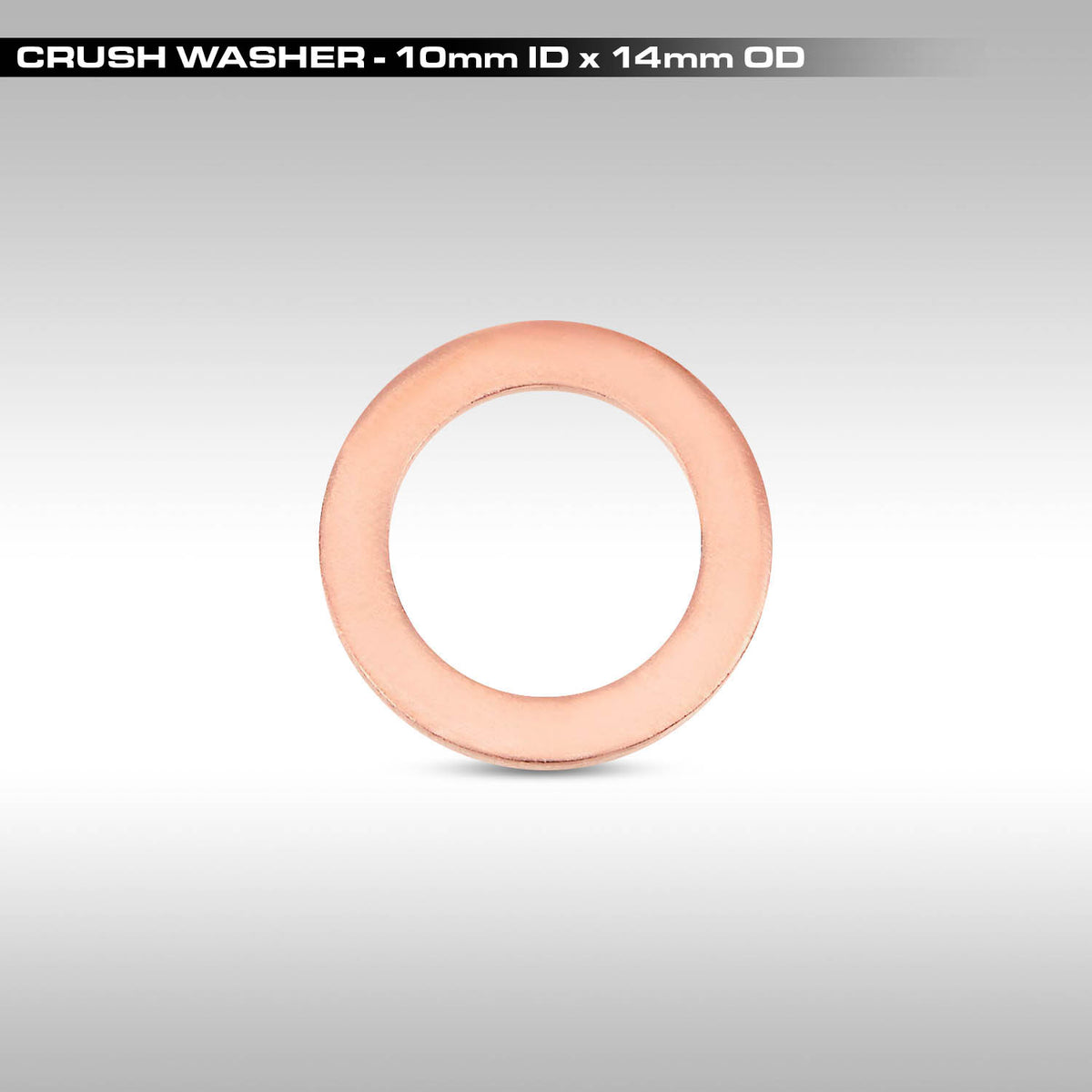 CRUSH WASHER - 10x14x1.5MM COPPER CRUSH WASHER