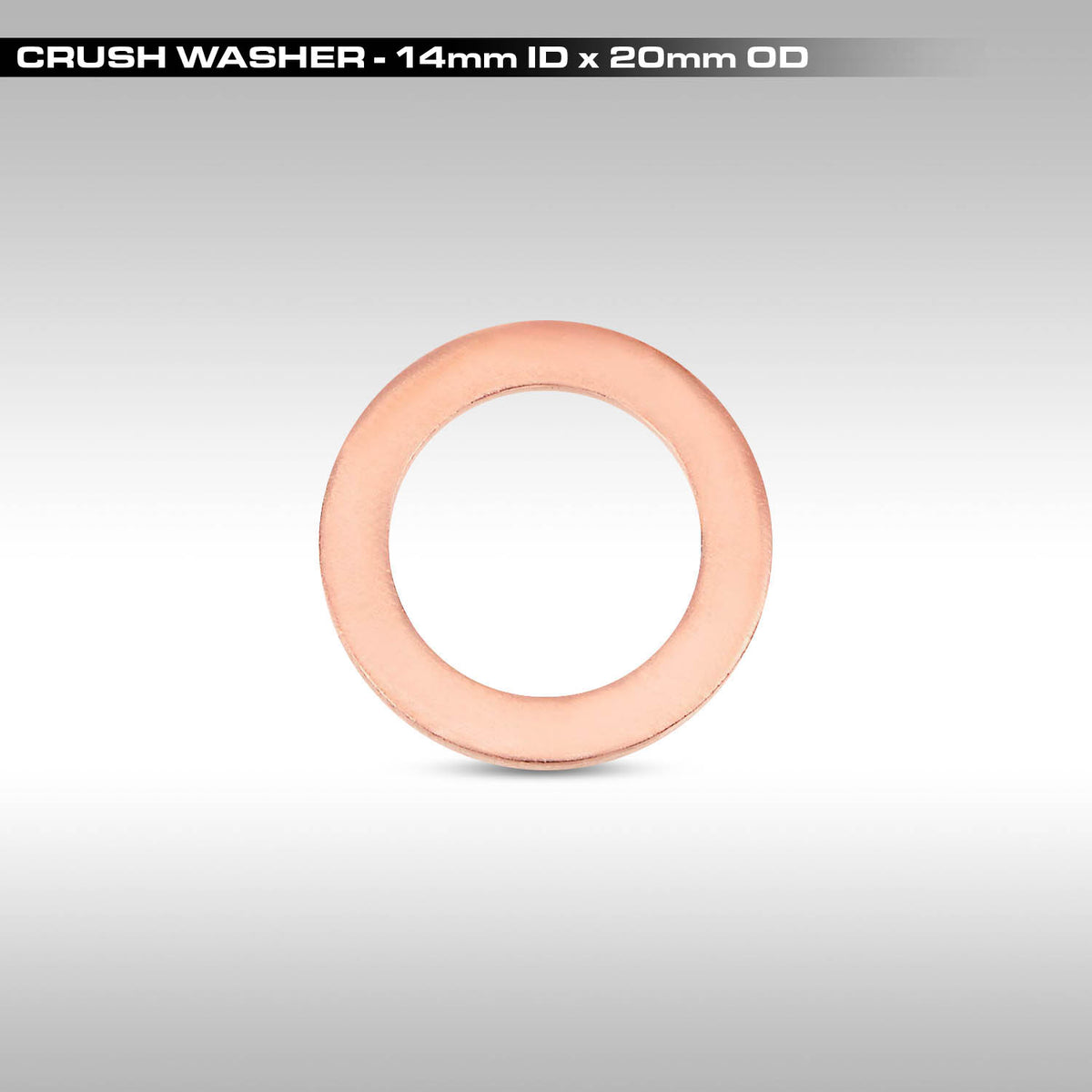 CRUSH WASHER - 14x20x1.5MM COPPER CRUSH WASHER