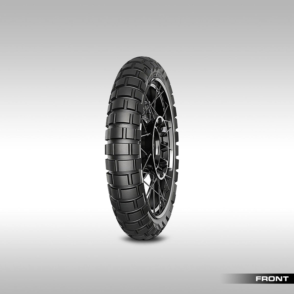Continental TKC 80² Second Generation Adventure Tire showing new staggered tread pattern.