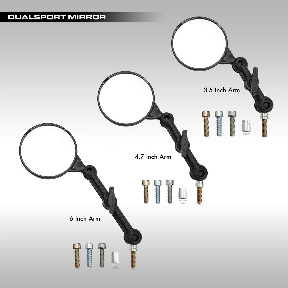 DOUBLETAKE MIRROR - DUAL SPORT MIRROR 2.0 - SINGLE & SET