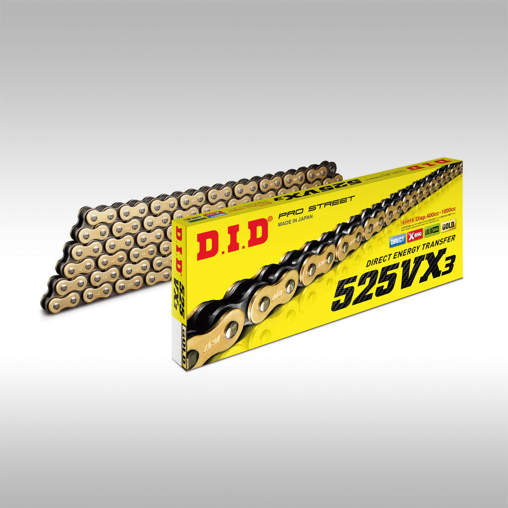 D.I.D - 525VX3 X-RING MOTORCYCLE CHAIN - TMBR MOTO