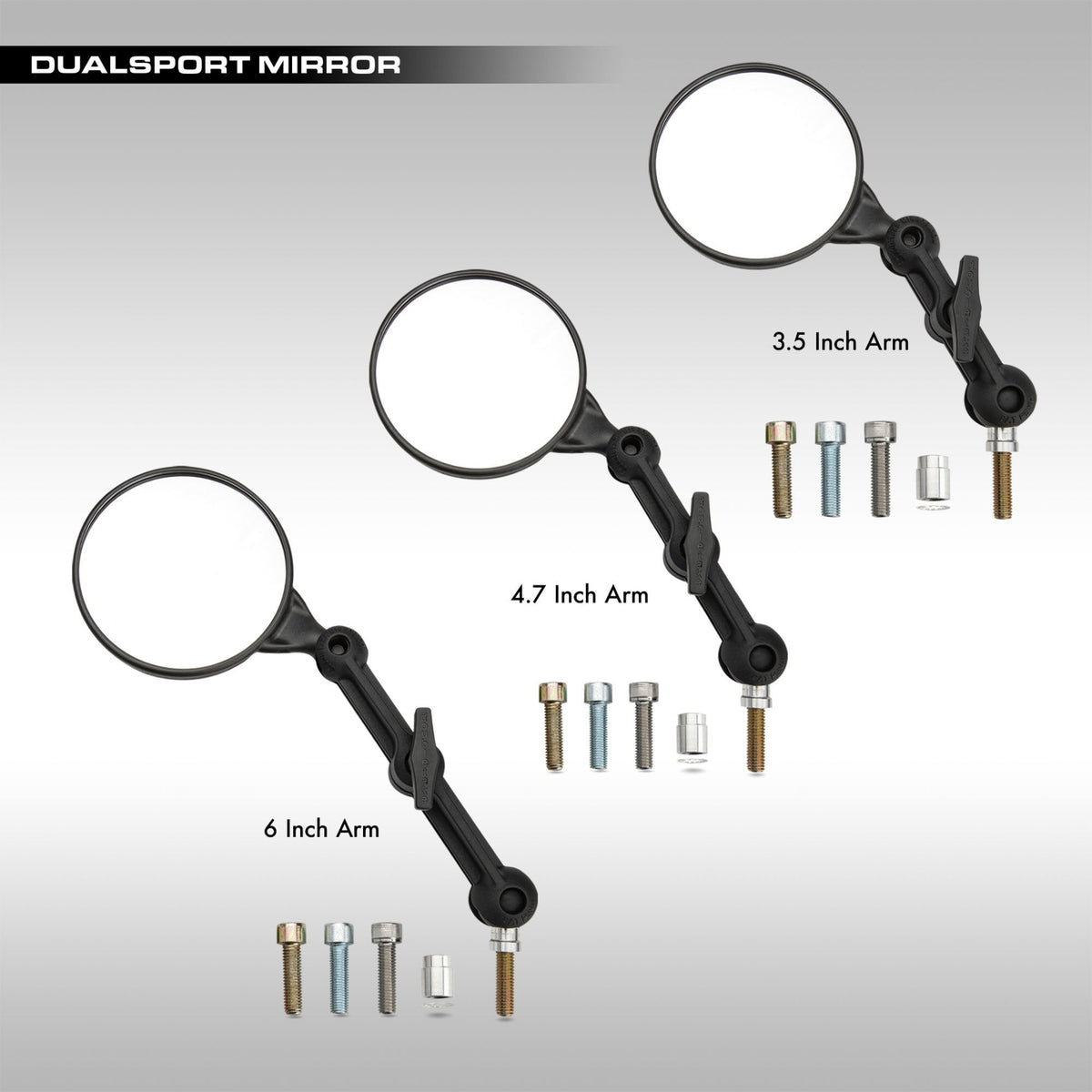 DOUBLETAKE MIRROR - DUAL SPORT MIRROR 2.0 - SINGLE & SET
