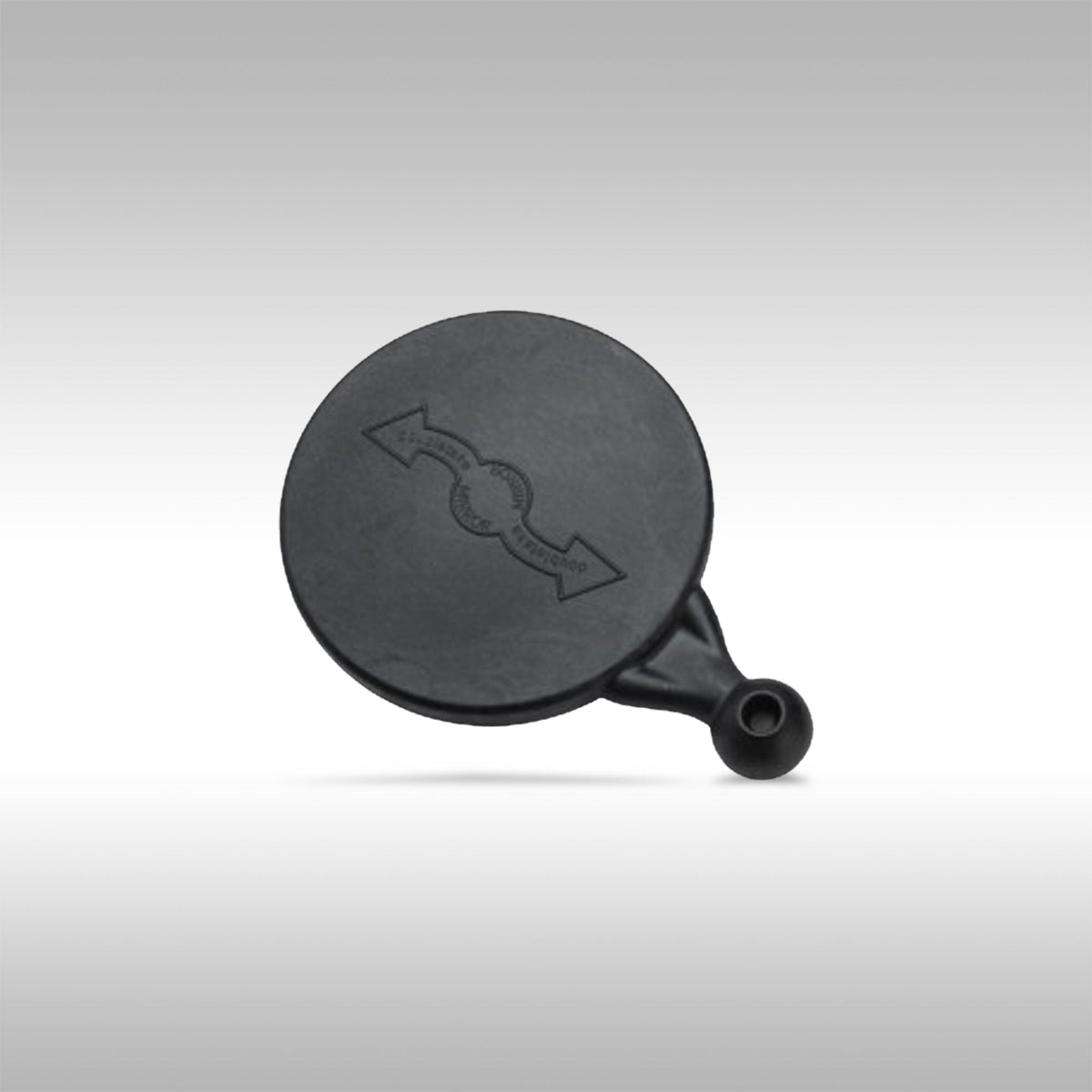Doubletake Dual Sport replacement mirror head showing the housing and convex glass.