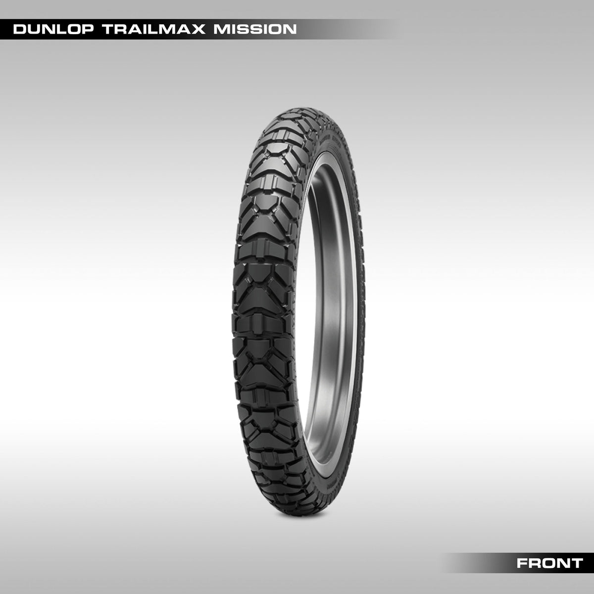 Dunlop Trailmax Mission motorcycle tires. Specifically designed for adventure bikes and can withstand high mileage trips. Available at TMBR MOTO