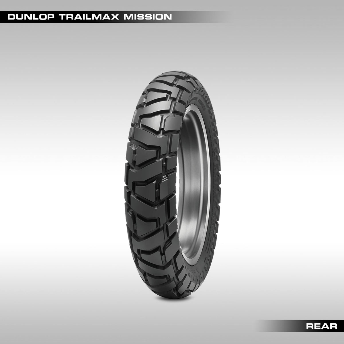 Dunlop Trailmax Mission motorcycle tires. Specifically designed for adventure bikes and can withstand high mileage trips. Available at TMBR MOTO