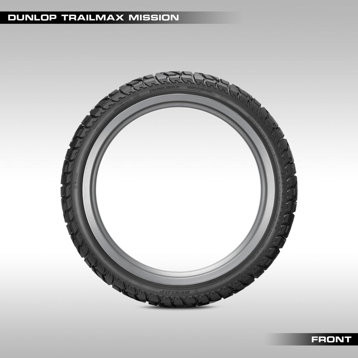 Dunlop Trailmax Mission motorcycle tires. Specifically designed for adventure bikes and can withstand high mileage trips. Available at TMBR MOTO