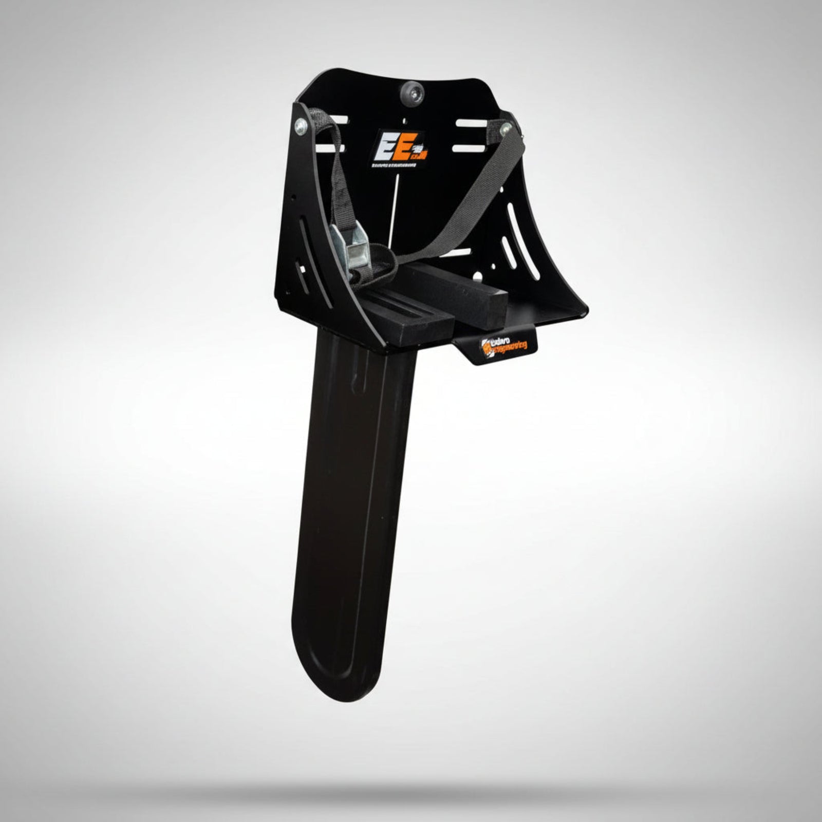 Enduro Engineering chainsaw mount on a light gray background