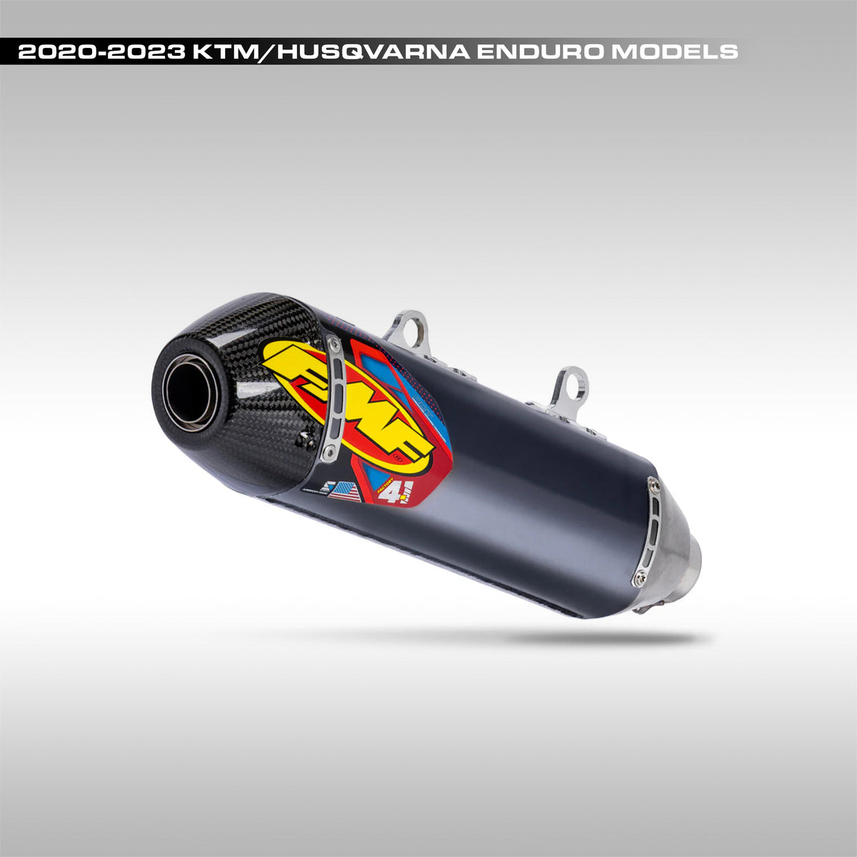 FMF - FACTORY 4.1 RCT SLIP-ON W/ CARBON END CAP - KTM & HUSQVARNA 2020–2023