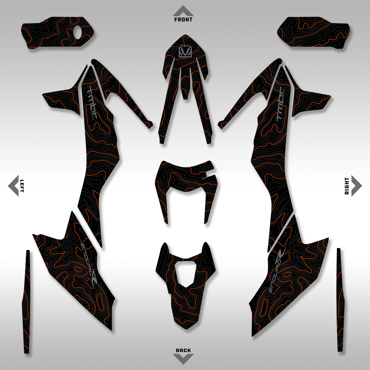 2019 - 2025 690 Enduro / SMC-R - TOPO Graphics Kit