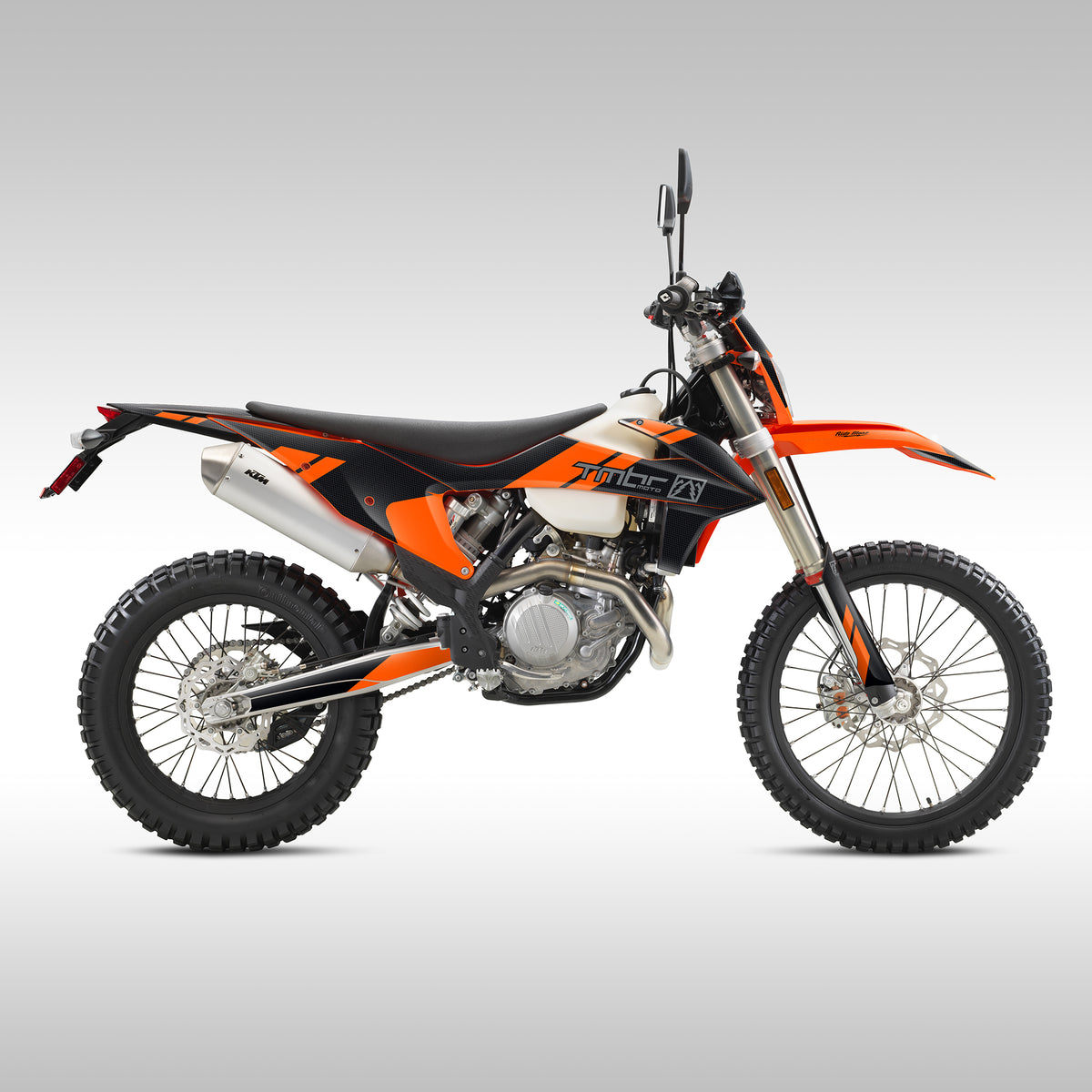 GRAPHICS KIT - 2020 - 2023 KTM EXC-F, XC, XCF-W, XC-W - ORANGE / BLACK